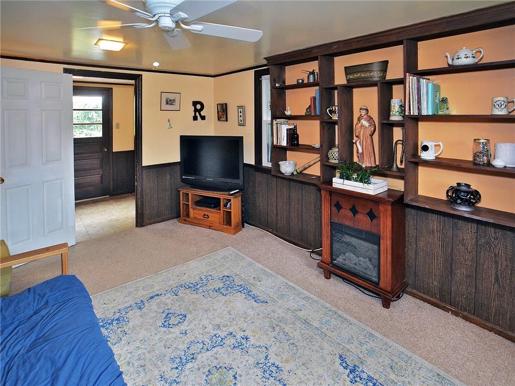 215 Castlegate Road Pittsburgh, PA 15221 - Photo 5 of 25 Family Room open to separate den/office