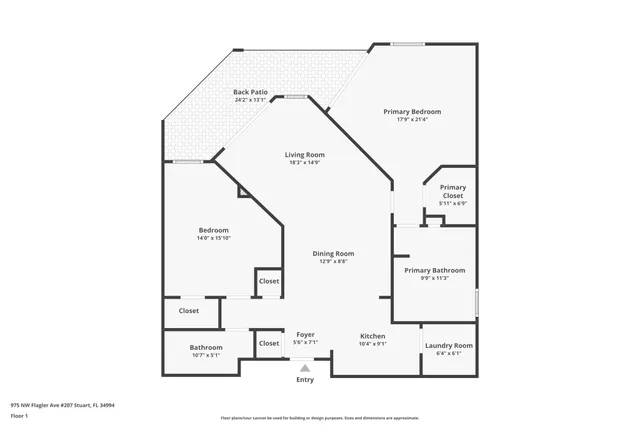 $4,750 | 975 Northwest Flagler Avenue, Unit 207, Stuart, FL 34994