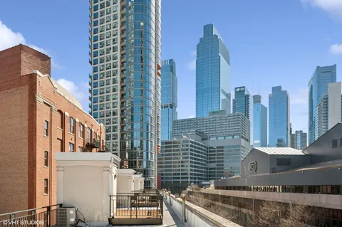 a view of a tall building