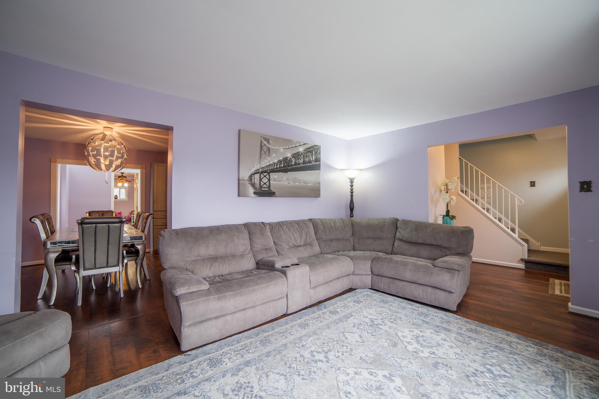 9 West Belair Road Ridley Park, PA 19078 - Photo 14 of 48 Living Room w/ New Flooring through out