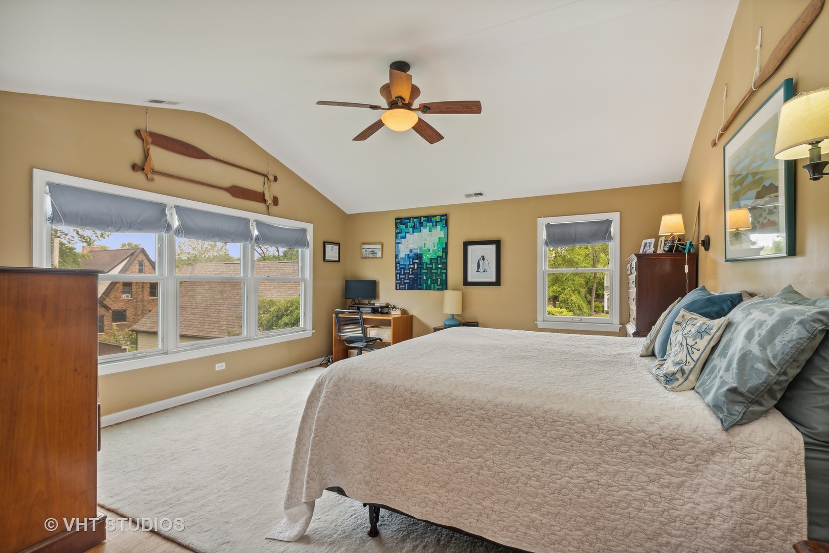 851 Warrington Road Deerfield, IL 60015 - Photo 14 of 25 a bed sitting in a bedroom next to a window