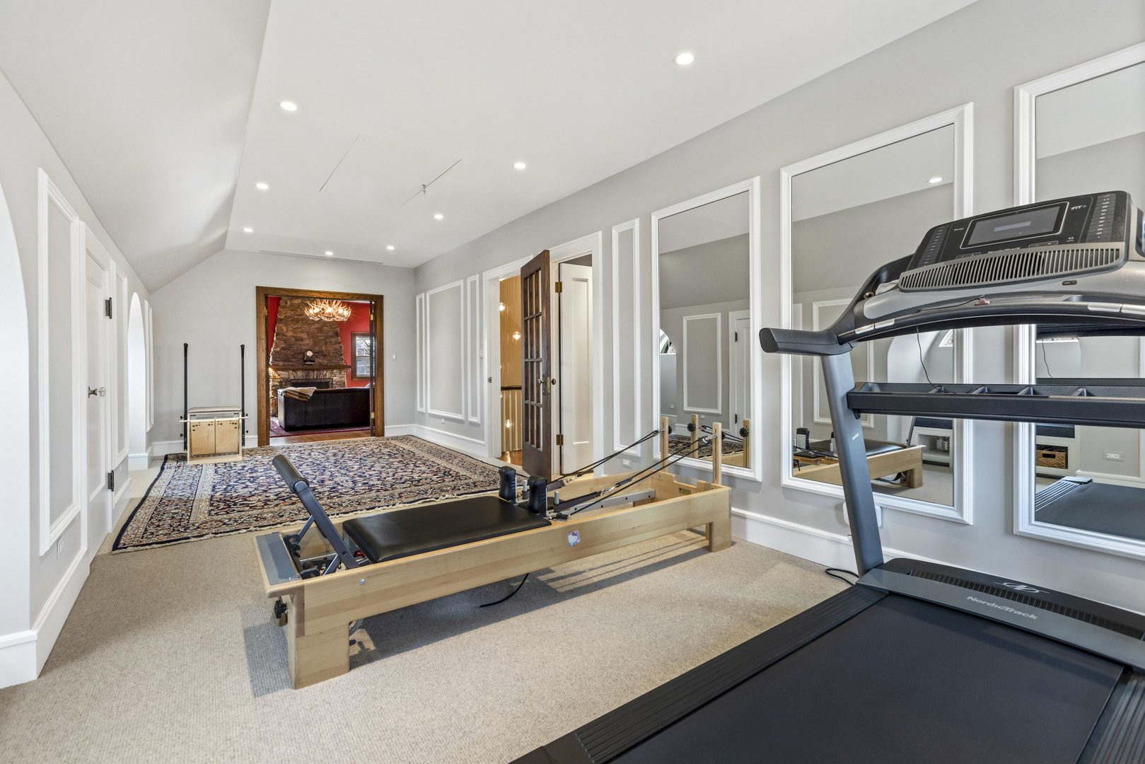 732 Sheridan Road Evanston, IL 60202 - Photo 37 of 46 a room with gym equipment and large window