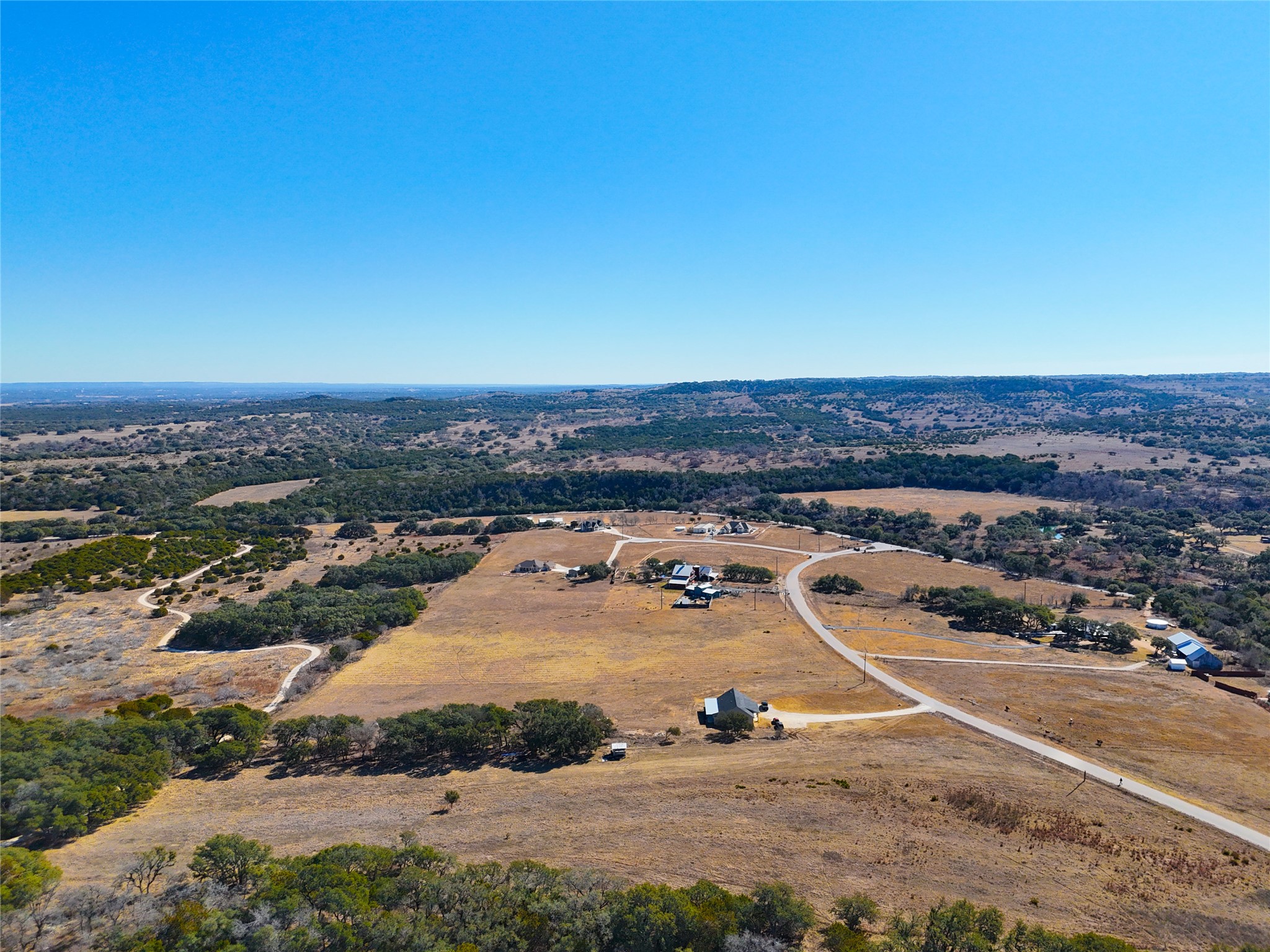 Tbd Lipan Apache Run Blanco, TX 78606 - Photo 8 of 26 Aerial view of sparsely populated area