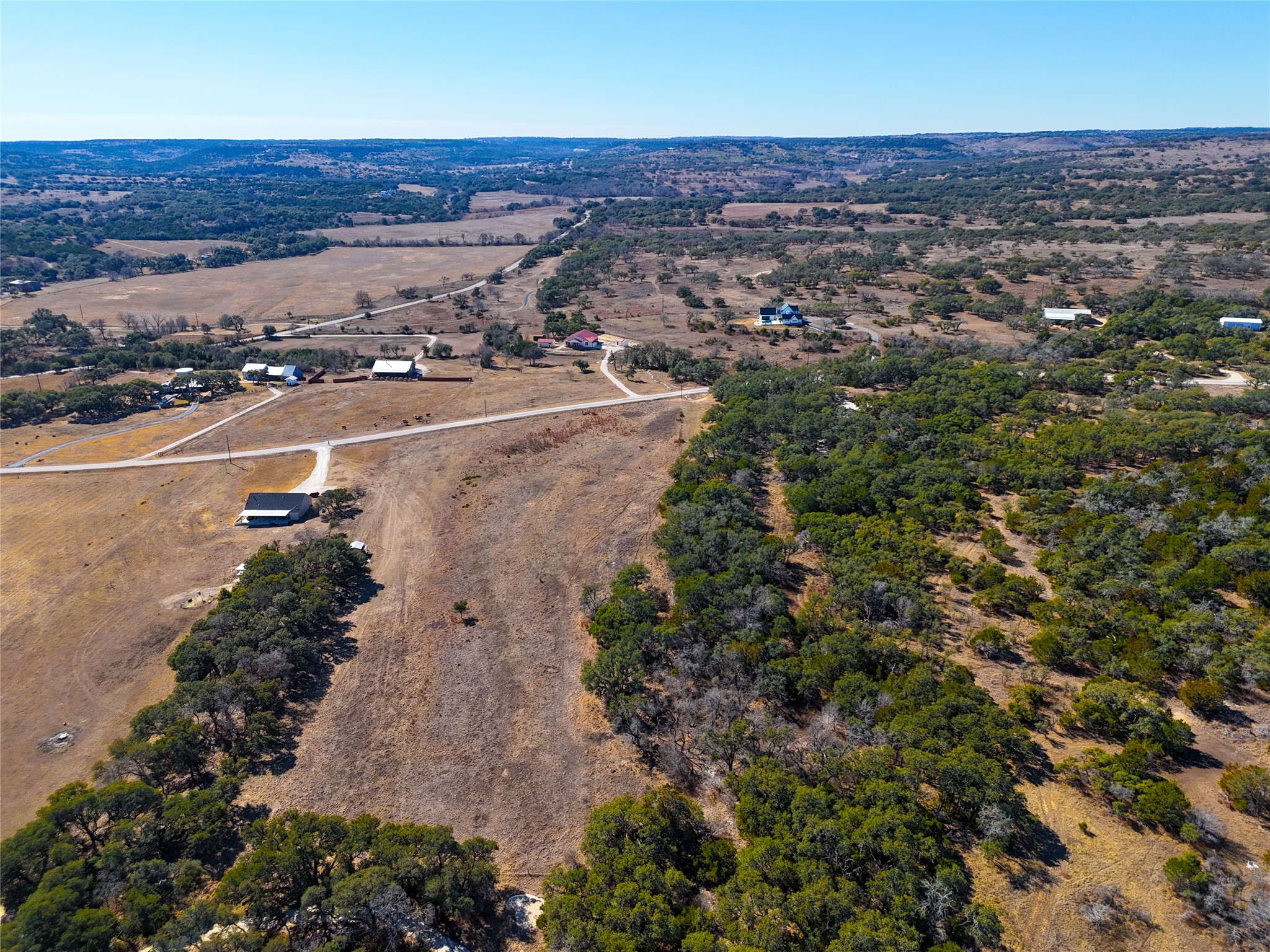 Tbd Lipan Apache Run Blanco, TX 78606 - Photo 10 of 26 Aerial view of property's location featuring rural landscape