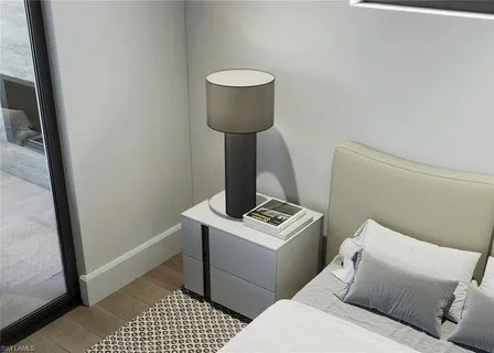 a living room with a couch and a table