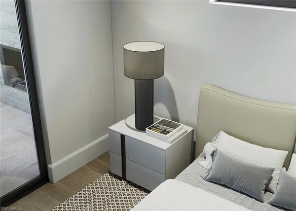 a living room with a couch and a table