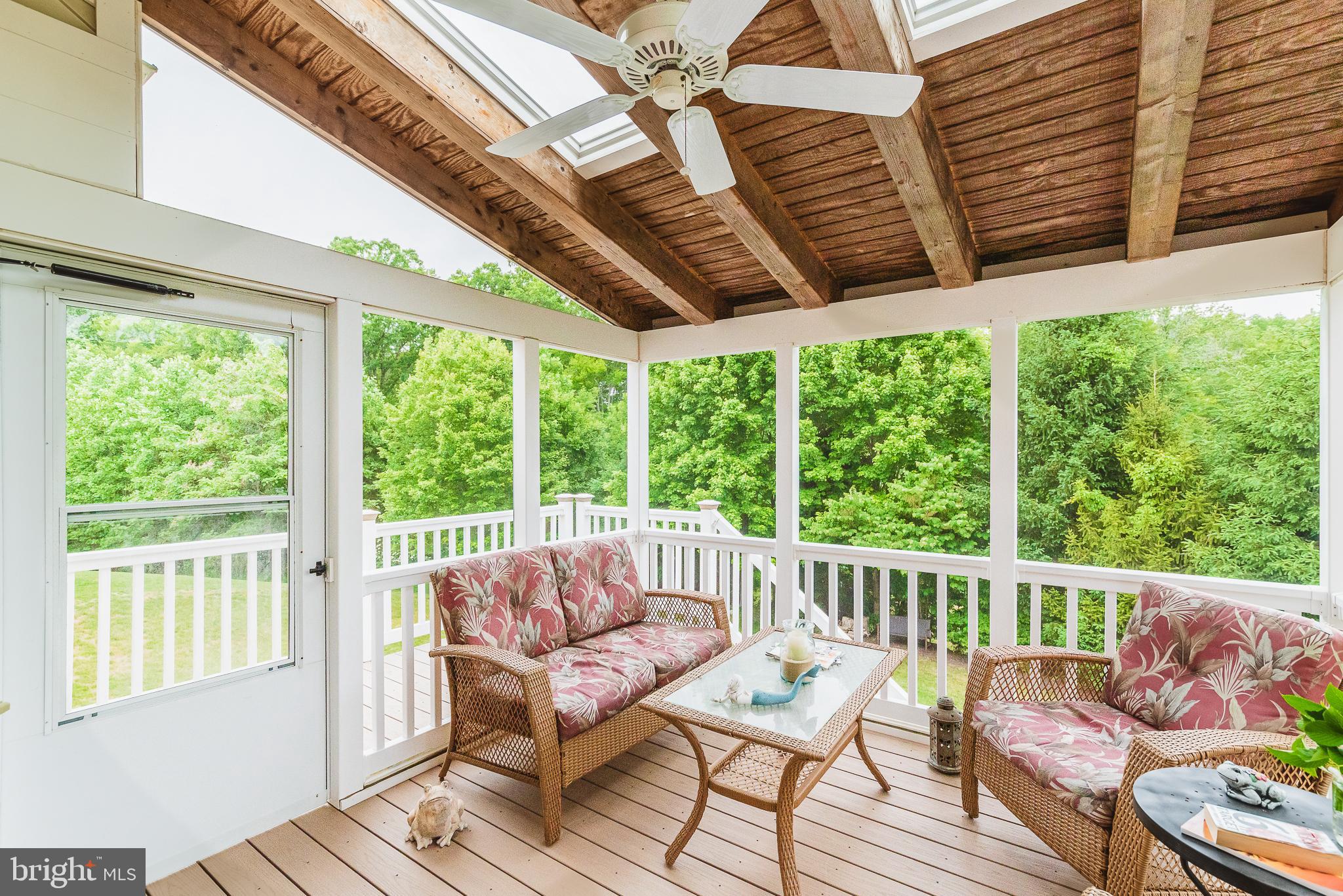 917 Ridgecrest Way Bel Air, MD 21015 - Photo 66 of 76 Screened In Deck with Skylights