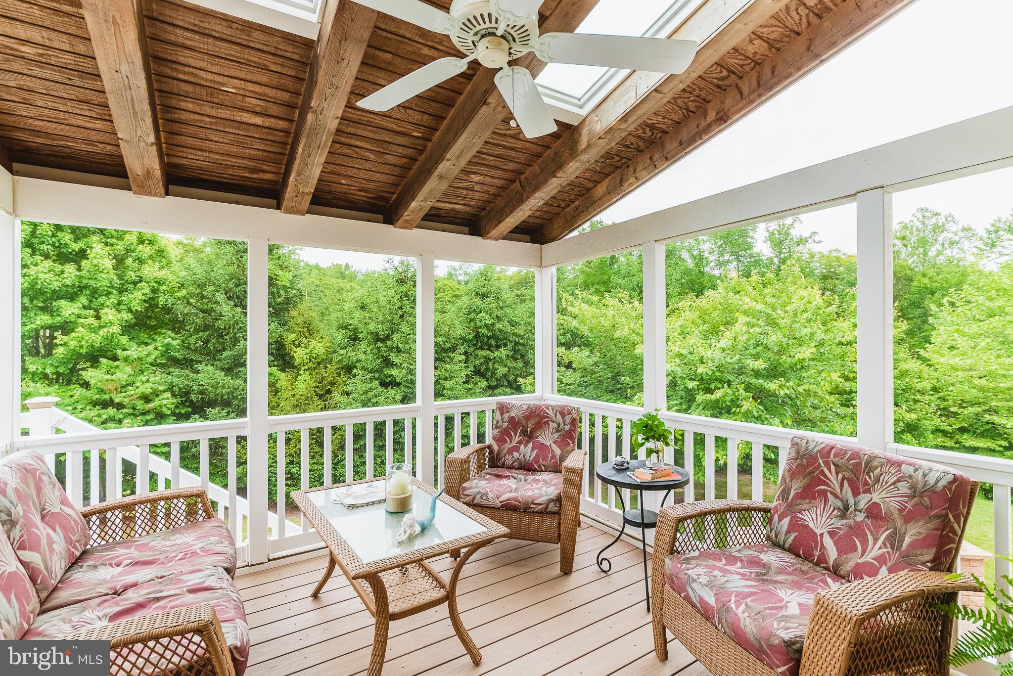 917 Ridgecrest Way Bel Air, MD 21015 - Photo 68 of 76 Screened In Deck with Skylights