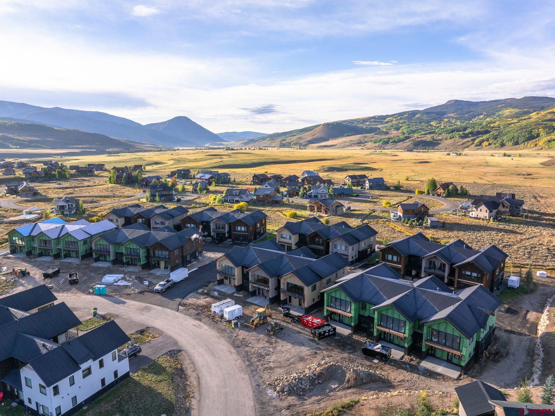 180 Elk Valley Road, Unit 102 Crested Butte, CO 81224 - Photo 17 of 25 a picture of city view with lake view and mountain view
