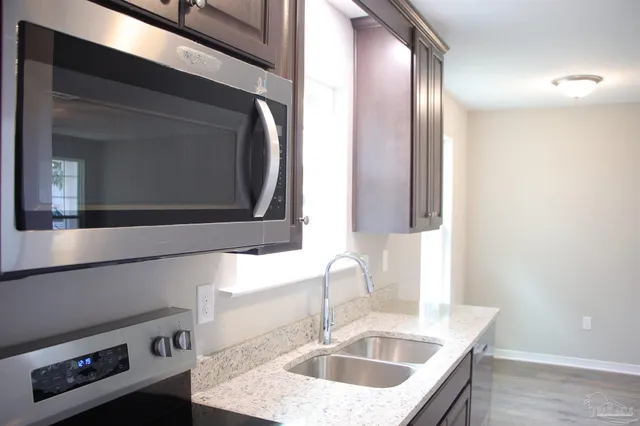 a view of small space with a window