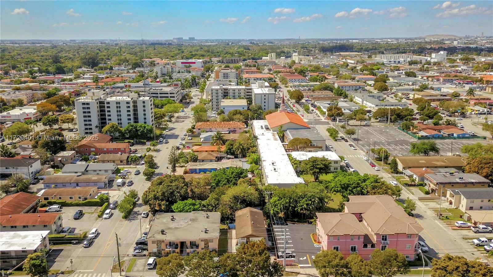 642 East 2nd Avenue, Unit A Hialeah, FL 33010 - Photo 20 of 27 an aerial view of residential building with parking space