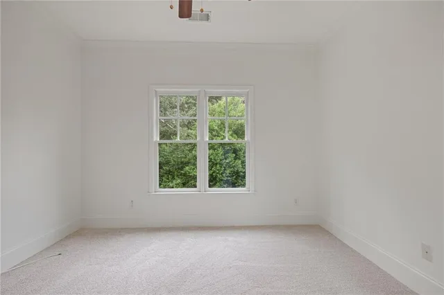 a view of a window in a room