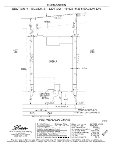 $699,990 | 15906 Iris Meadow Drive, Conroe, TX 77302