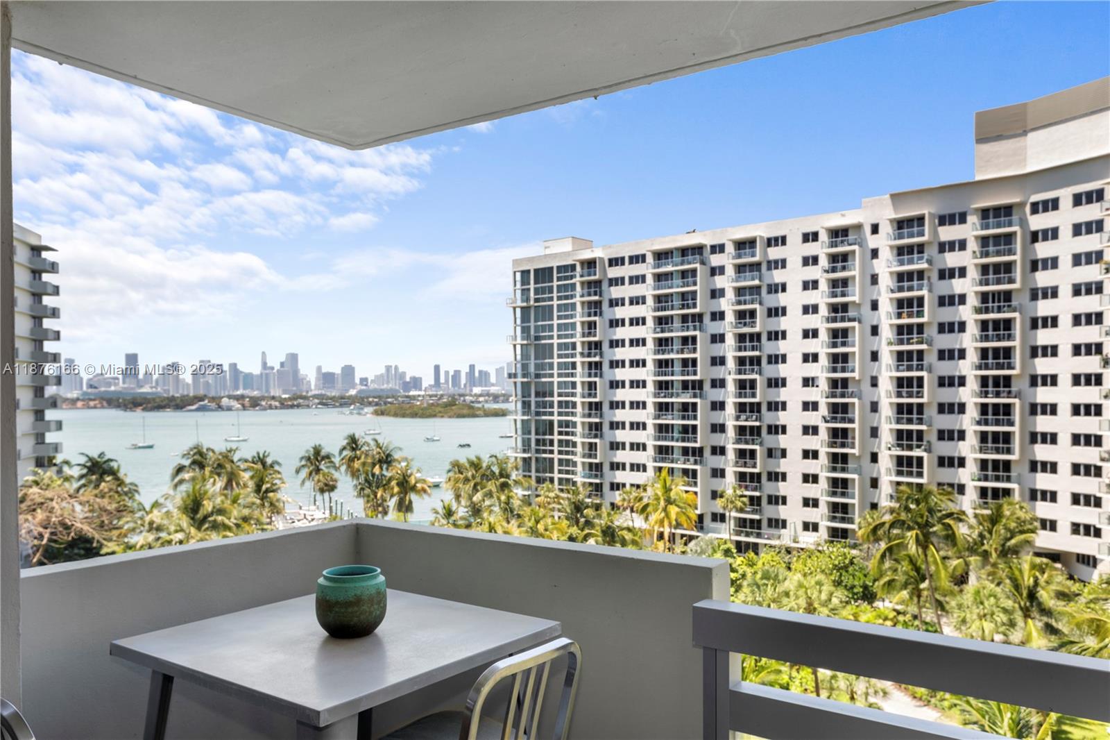 1500 Bay Road, Unit 866S Miami Beach, FL 33139 - Photo 4 of 19 a view of balcony with city view