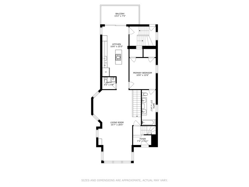 1220 West Roscoe Street Chicago, IL 60657 - Photo 34 of 35 a picture of floor plan