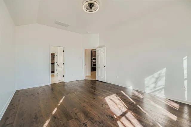 a bathroom with a bathtub and a sink