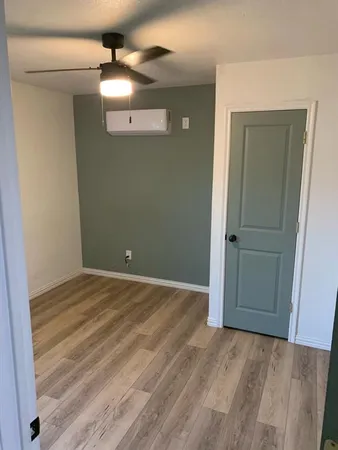 a view of a room with an empty space