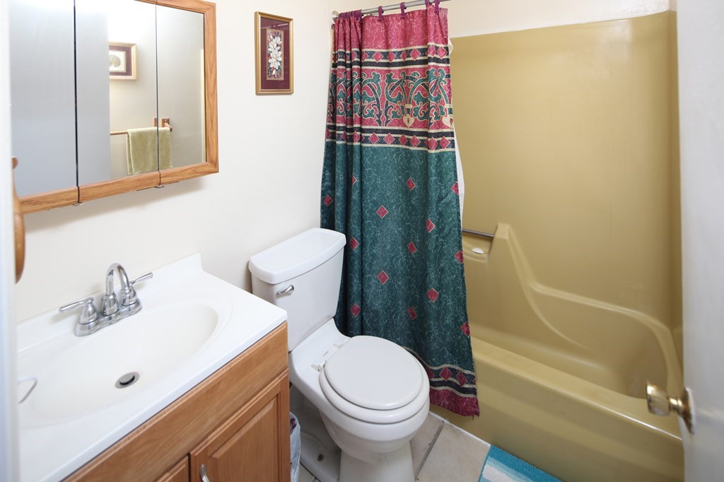 2 Tideview Path, Unit 9 Plymouth, MA 02360 - Photo 6 of 9 a bathroom with a sink a toilet and shower