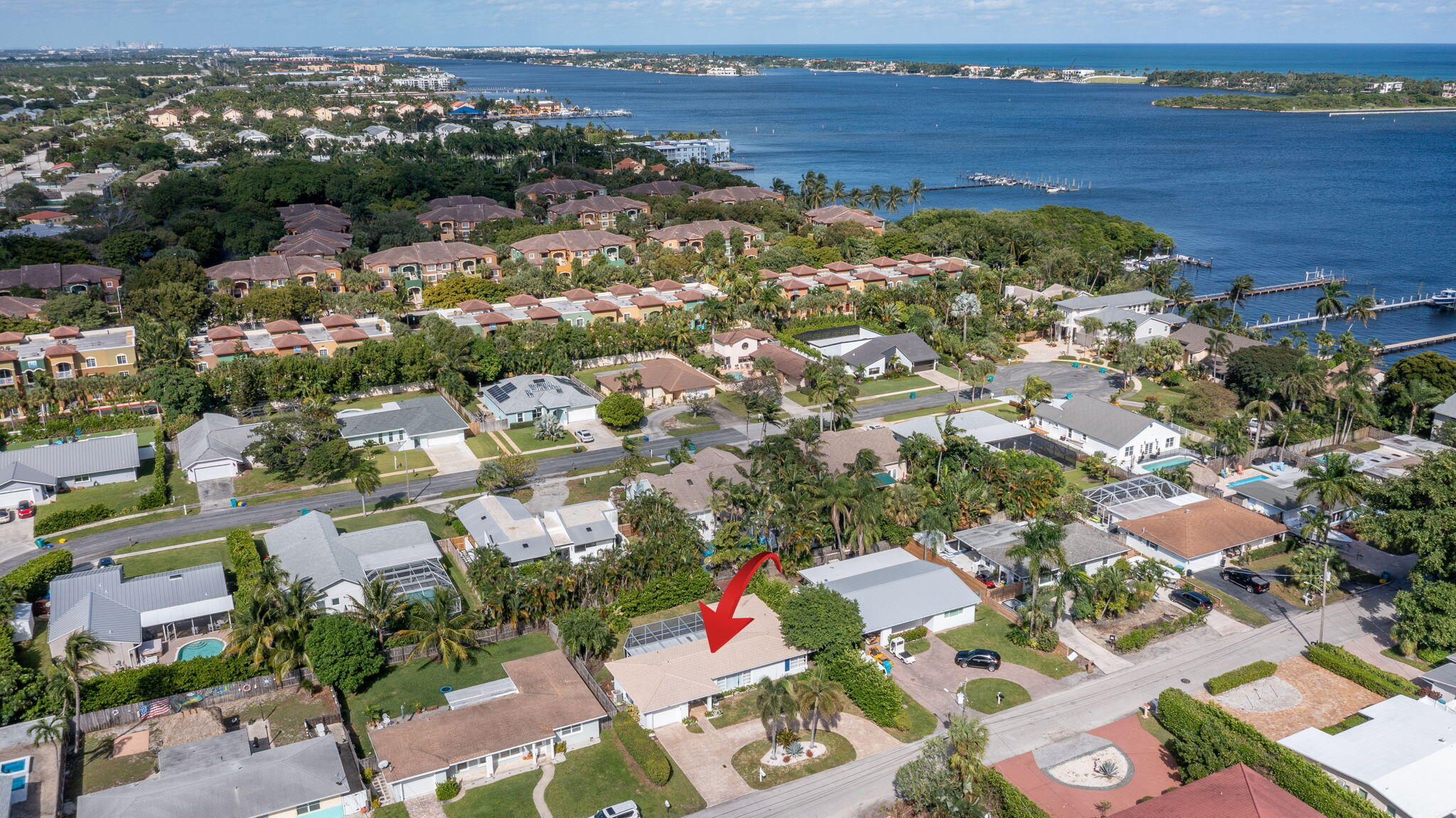 651 Ocean Inlet Drive Boynton Beach, FL 33435 - Photo 39 of 44 an aerial view of residential building with outdoor space