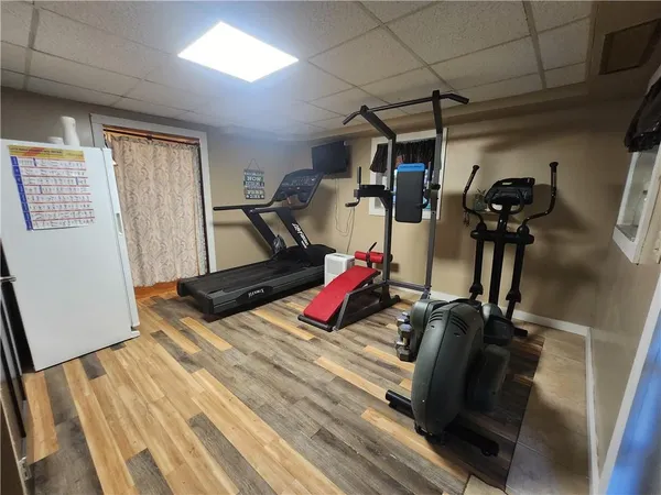 a view of gym equipment
