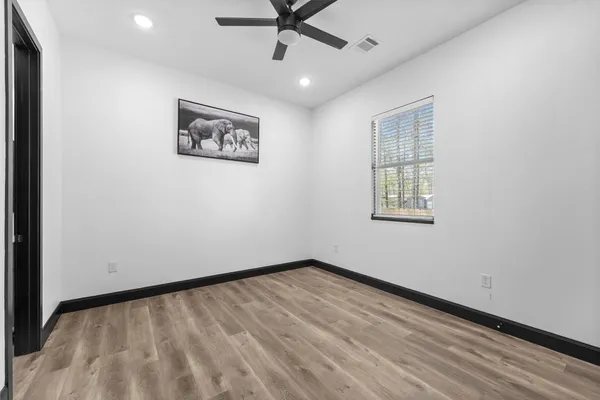 a close view of closet