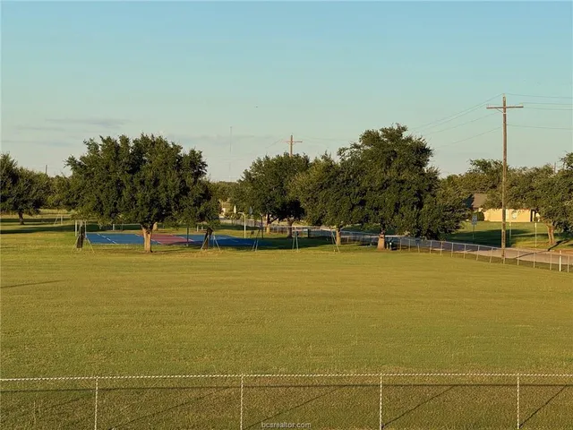 a view of a lake with houses