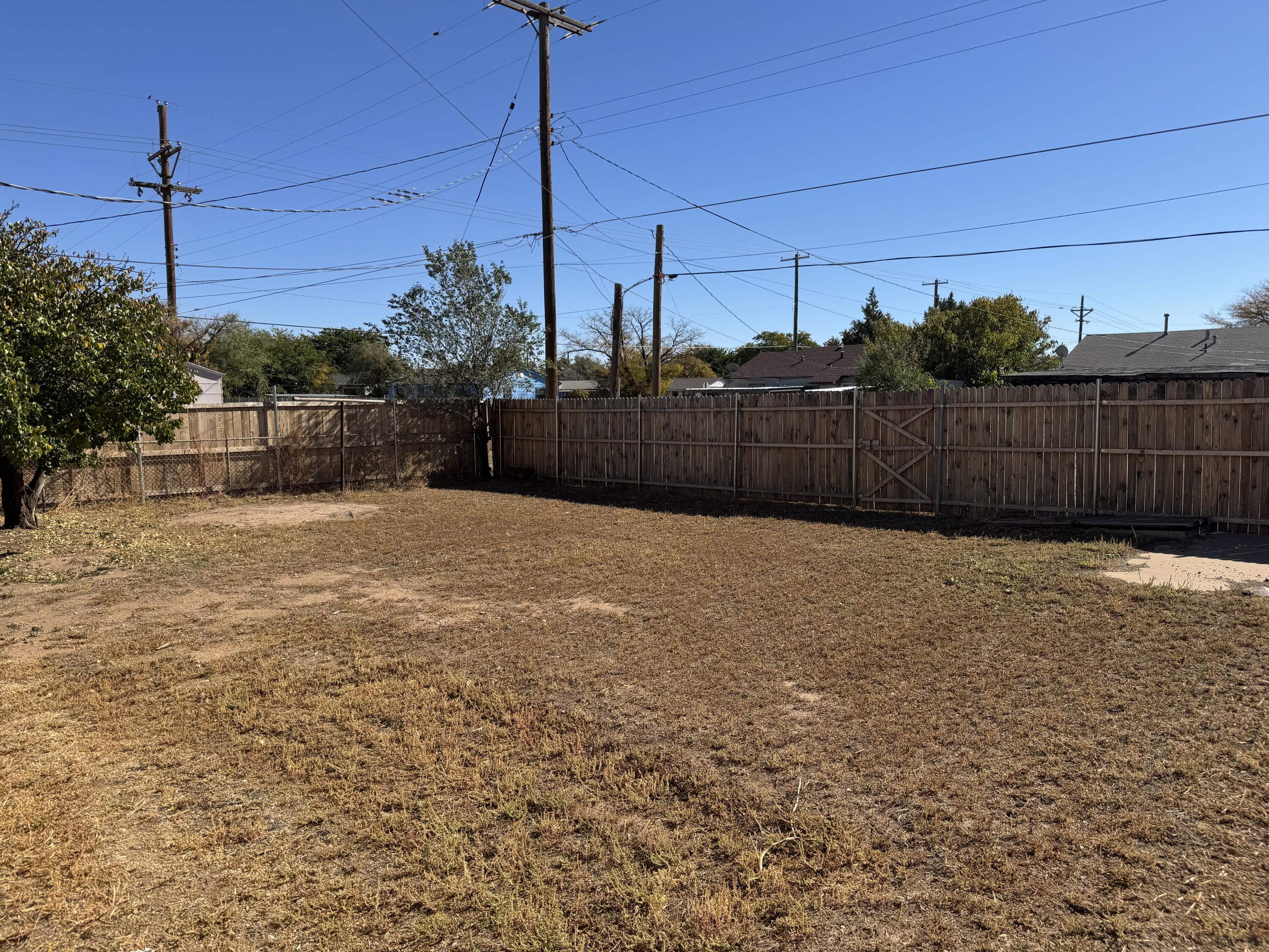 3103 Harvard Street Lubbock, TX 79415 - Photo 14 of 16 a view of a backyard