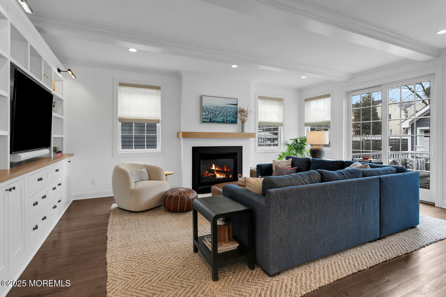 86 Washington Street Rumson, NJ 07760 - Photo 14 of 43 a living room with furniture and a flat screen tv