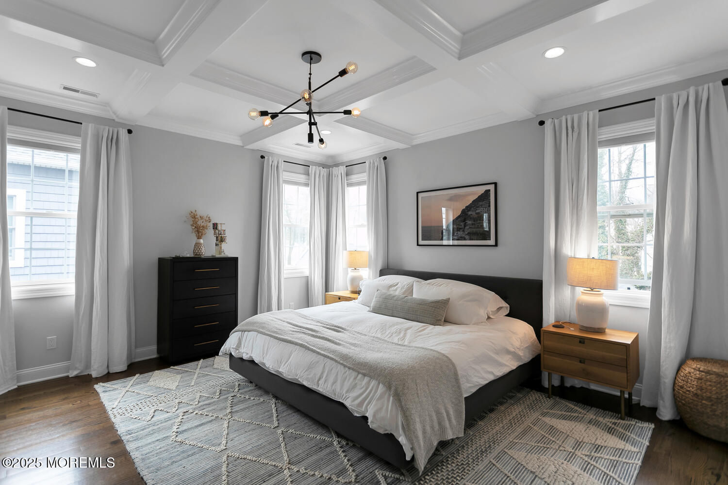 86 Washington Street Rumson, NJ 07760 - Photo 30 of 43 a bedroom with a large bed and a window