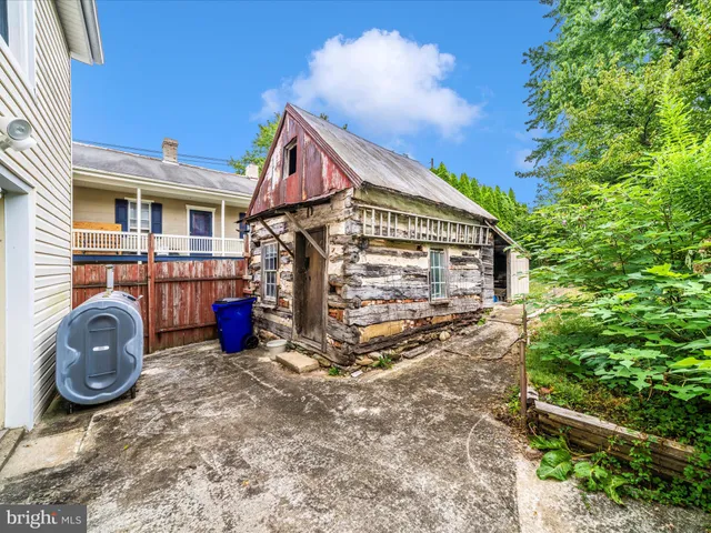 a view of outdoor space and deck