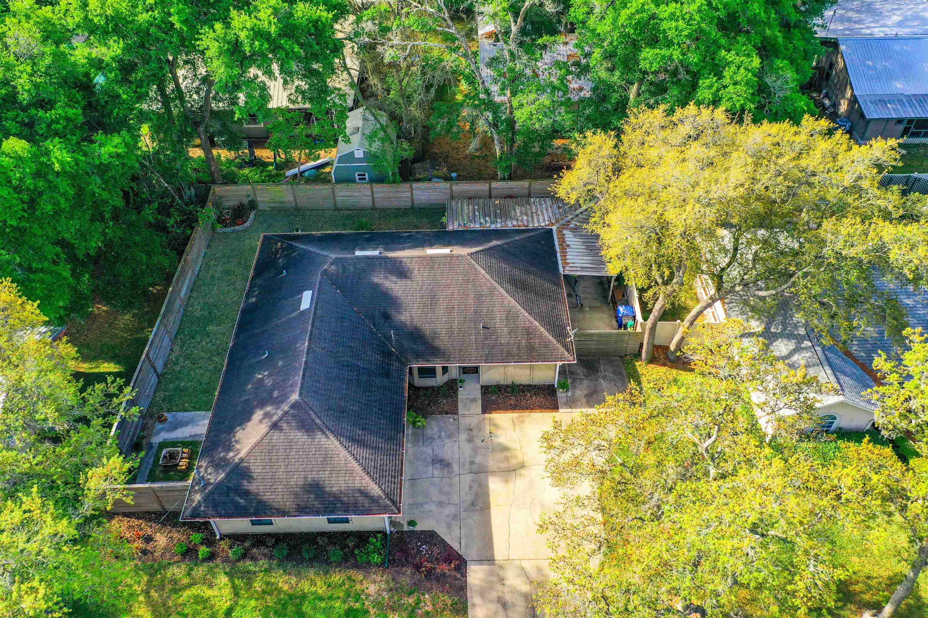 136 Pelican Road St. Augustine, FL 32086 - Photo 3 of 45 a view of yard along with trees
