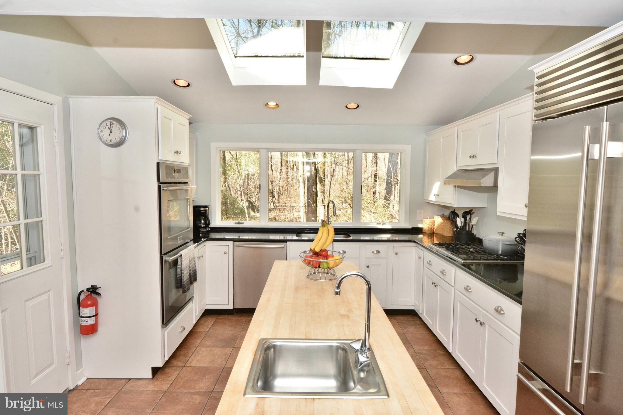 348 Mt Lucas Road Princeton, NJ 08540 - Photo 3 of 31 Updated kitchen with center island and skylights