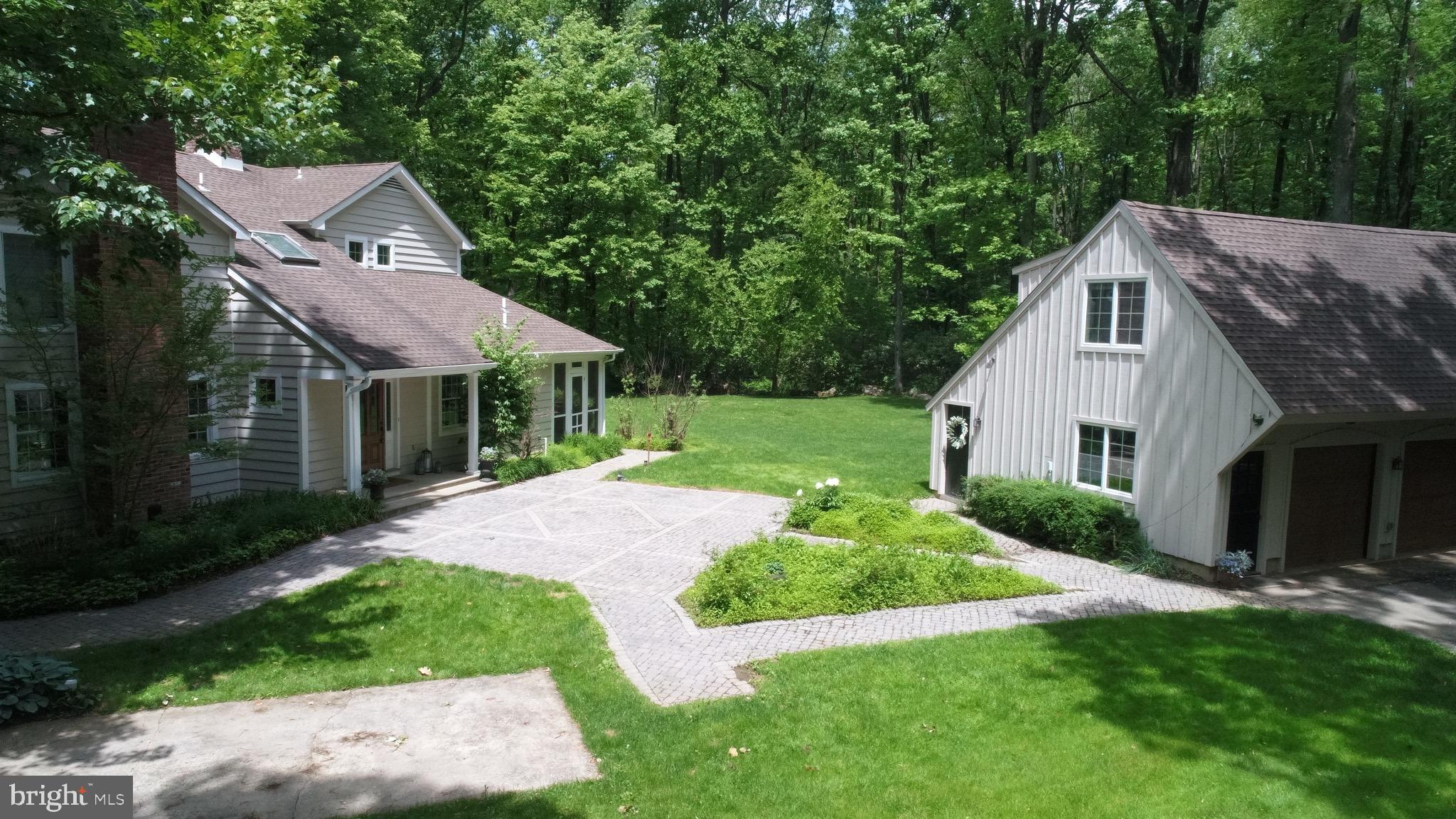 348 Mt Lucas Road Princeton, NJ 08540 - Photo 29 of 31 Home / Paver Stone Patio / Garage / Yard