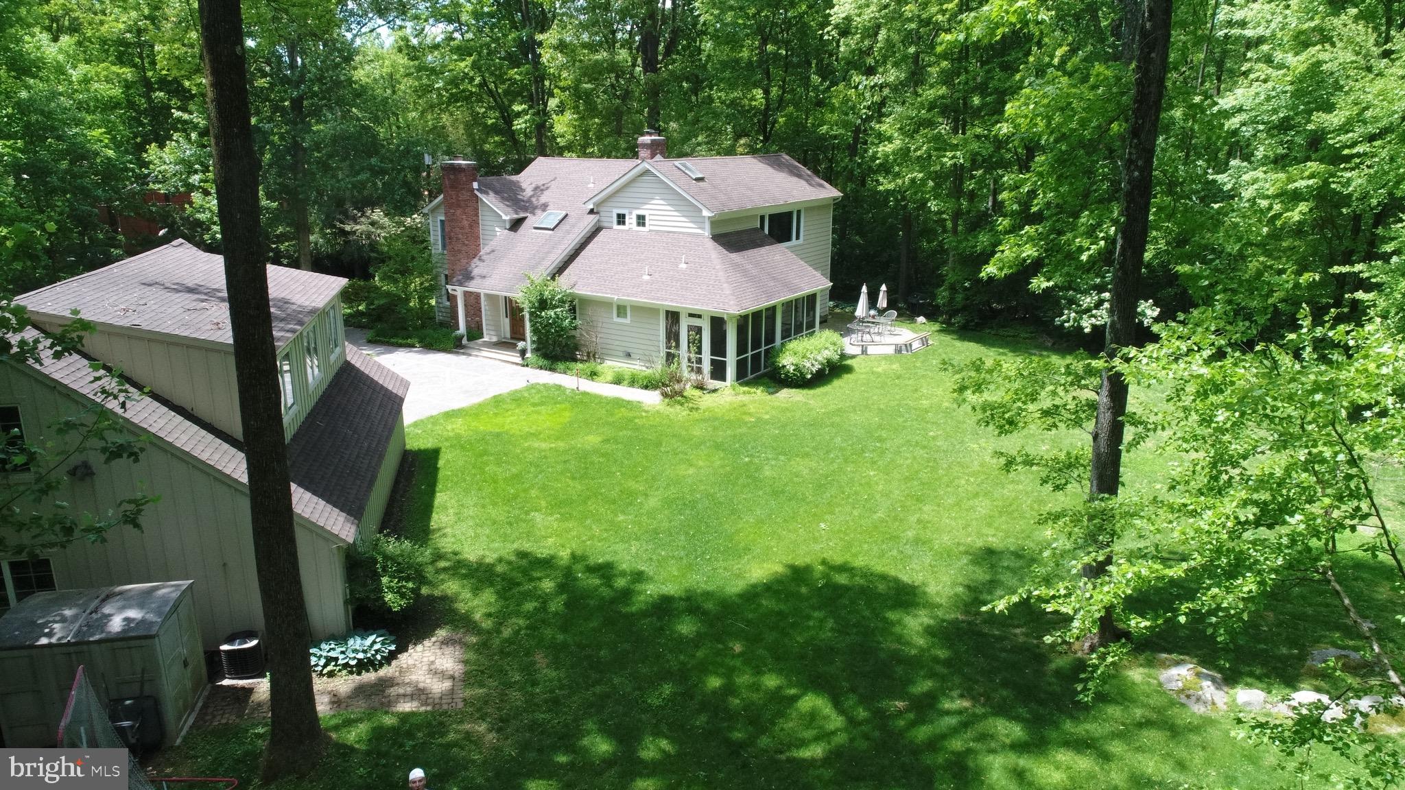 348 Mt Lucas Road Princeton, NJ 08540 - Photo 30 of 31 View of Yard From Side
