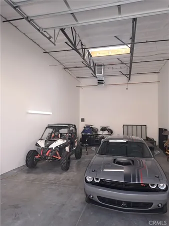 a car parked in garage