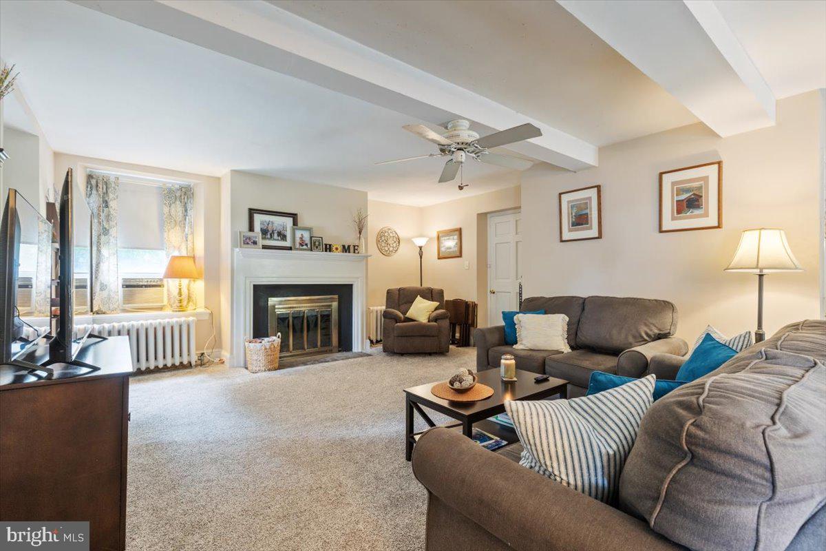 143 Middletown Road Media, PA 19063 - Photo 16 of 56 Living Room has 2 Fireplaces!