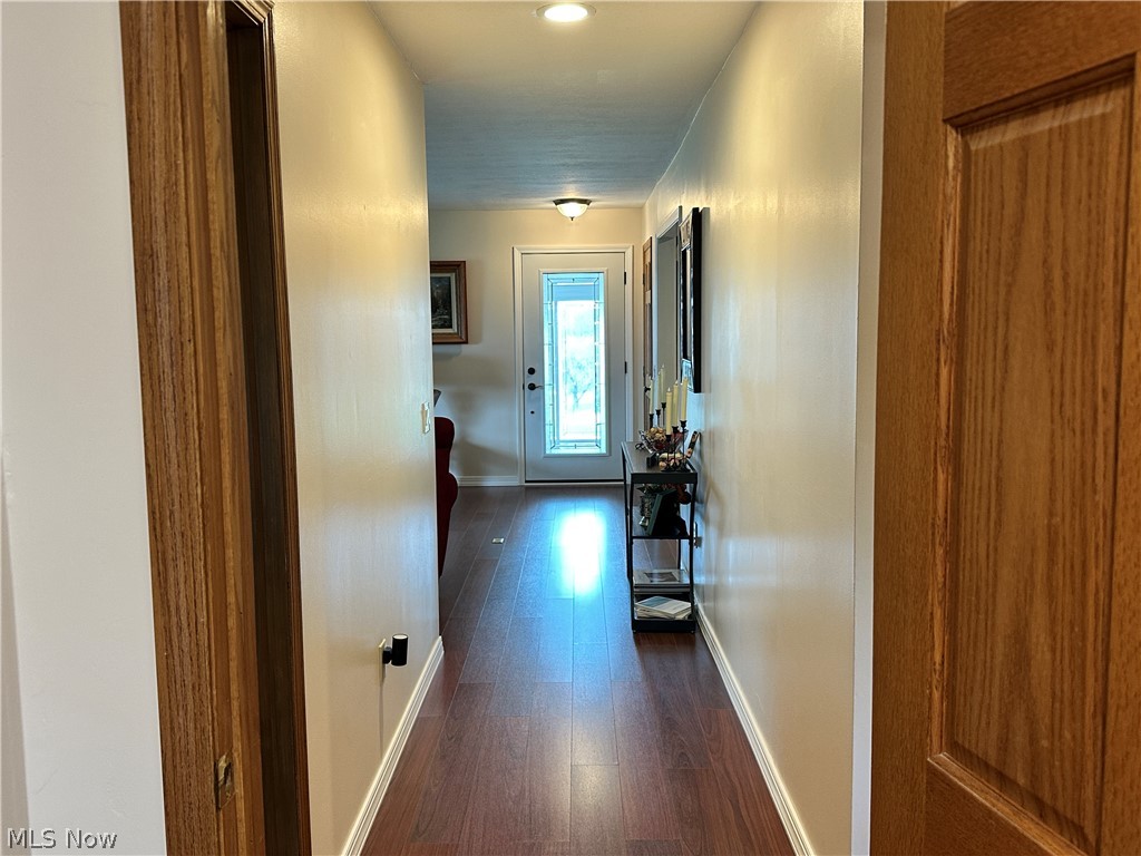 17437 Early Cemetary Road Newcomerstown, OH 43832 - Photo 21 of 49 hall leading to 2 bedrooms and full bath