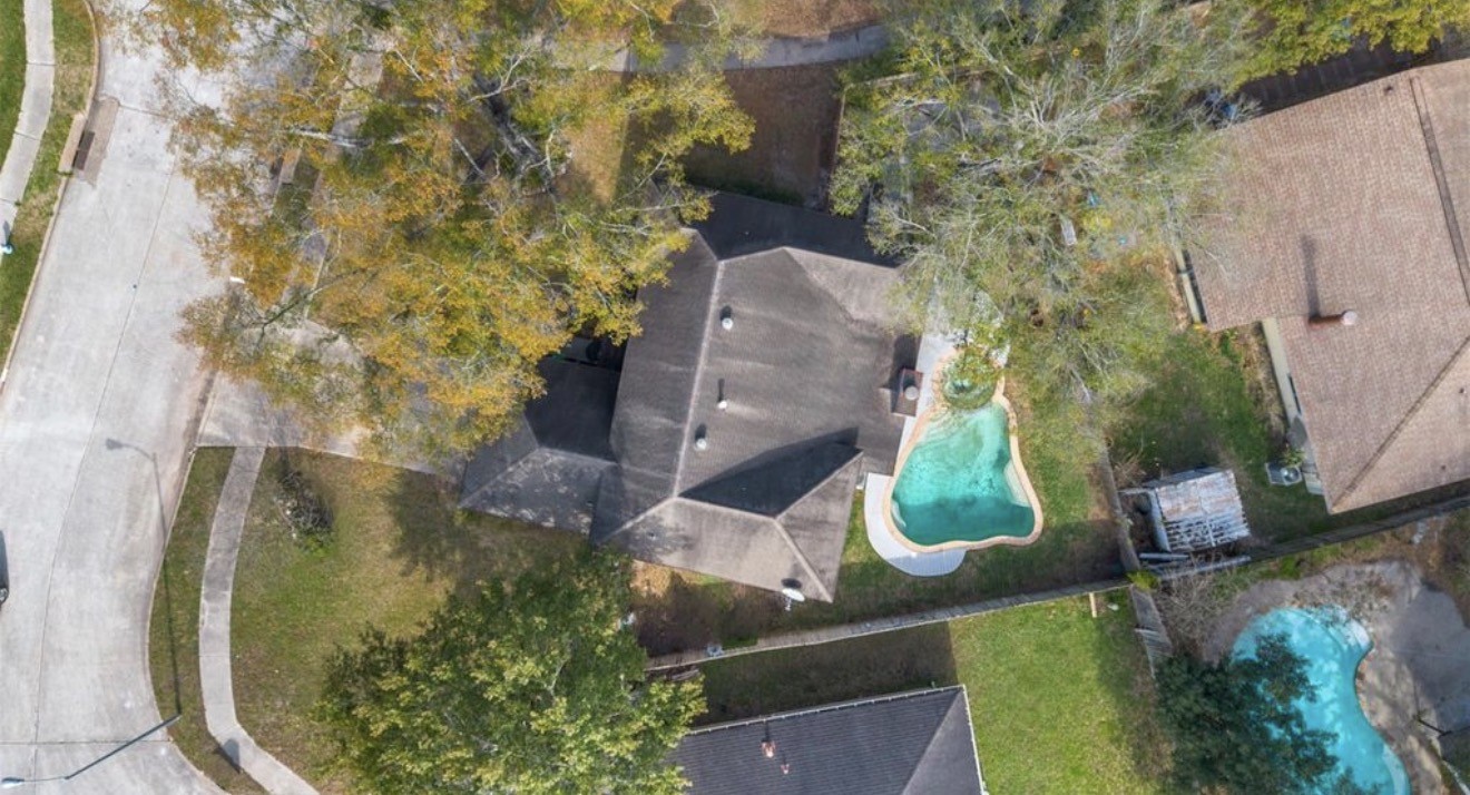 17314 Edenbridge Court Spring, TX 77379 - Photo 5 of 33 an aerial view of a house with outdoor space