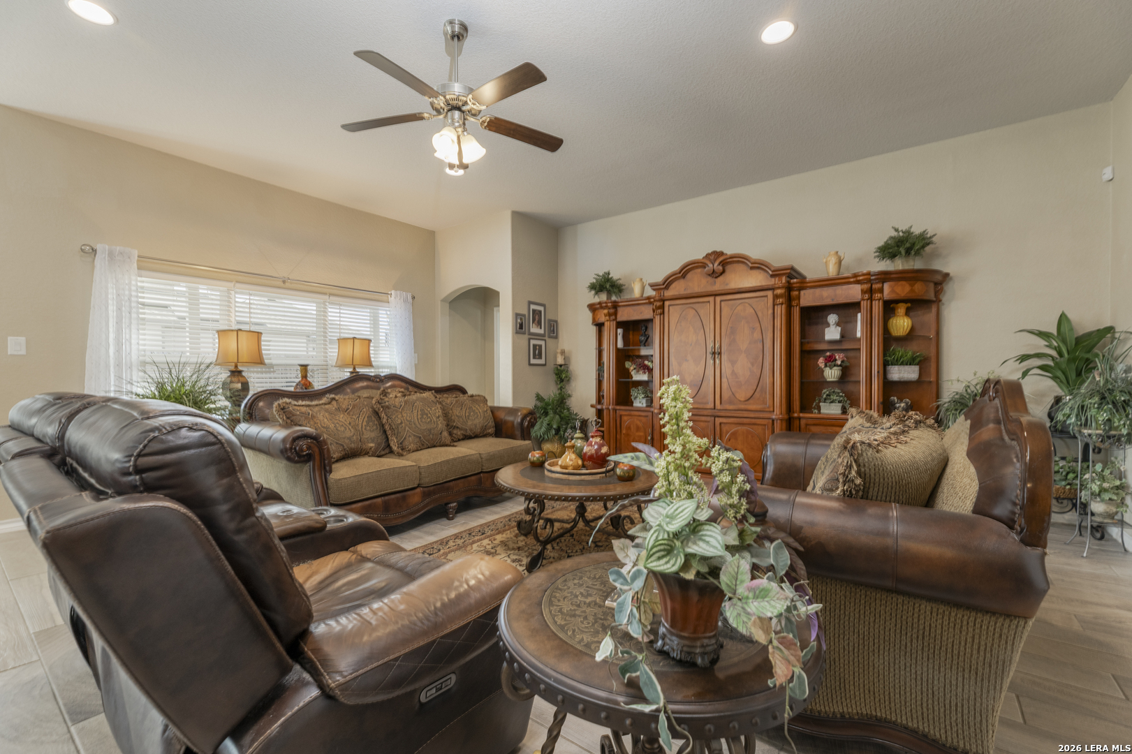 133 Grand View Floresville, TX 78114 - Photo 7 of 43 a living room with furniture and a large window