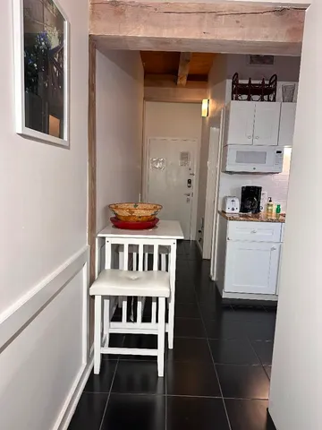 a close view of washer and dryer