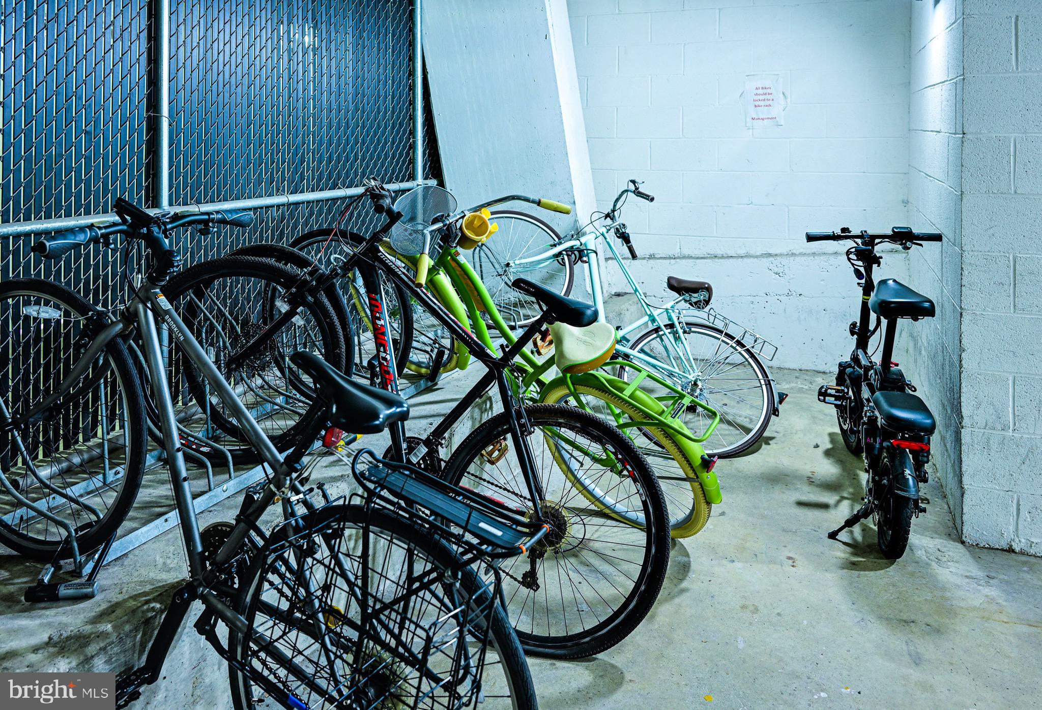 1111 11th Street Northwest, Unit 304 Washington, DC 20001 - Photo 23 of 25 Bike room