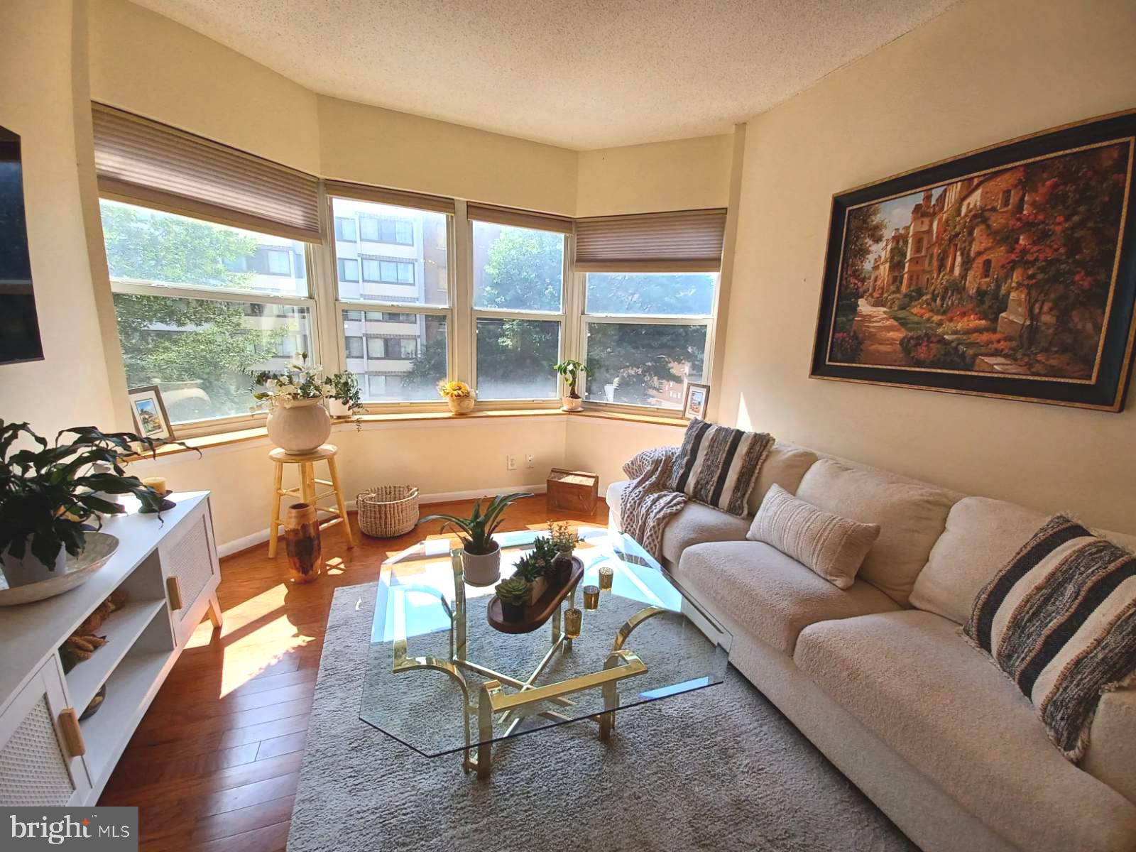 1111 11th Street Northwest, Unit 304 Washington, DC 20001 - Photo 6 of 27 a living room with furniture and a large window
