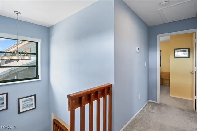 a view of an front door