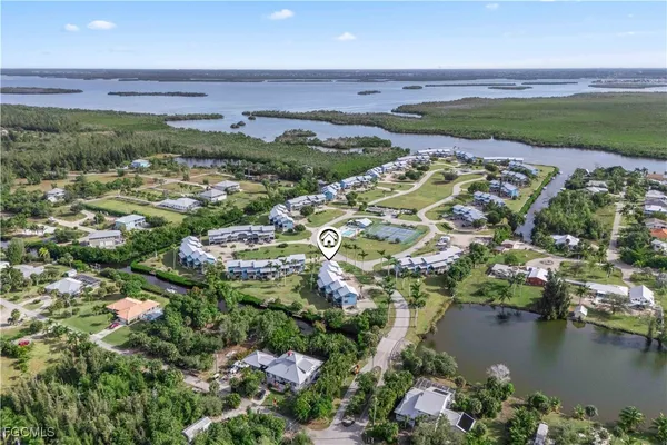 a view of a city with ocean view