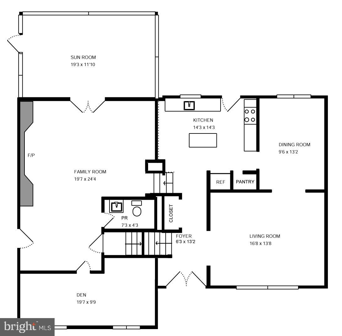 8302 Rambler Drive Adelphi, MD 20783 - Photo 40 of 42 Main Floor Plan