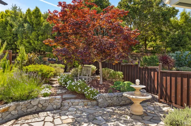 a view of a lake and mountain