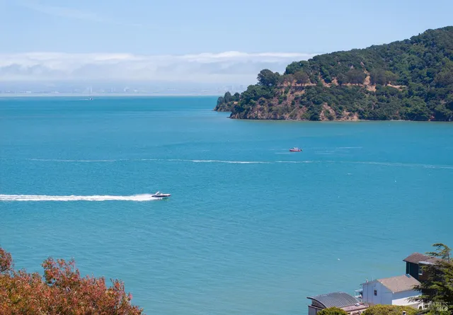 a front view of a house with a garden and balcony