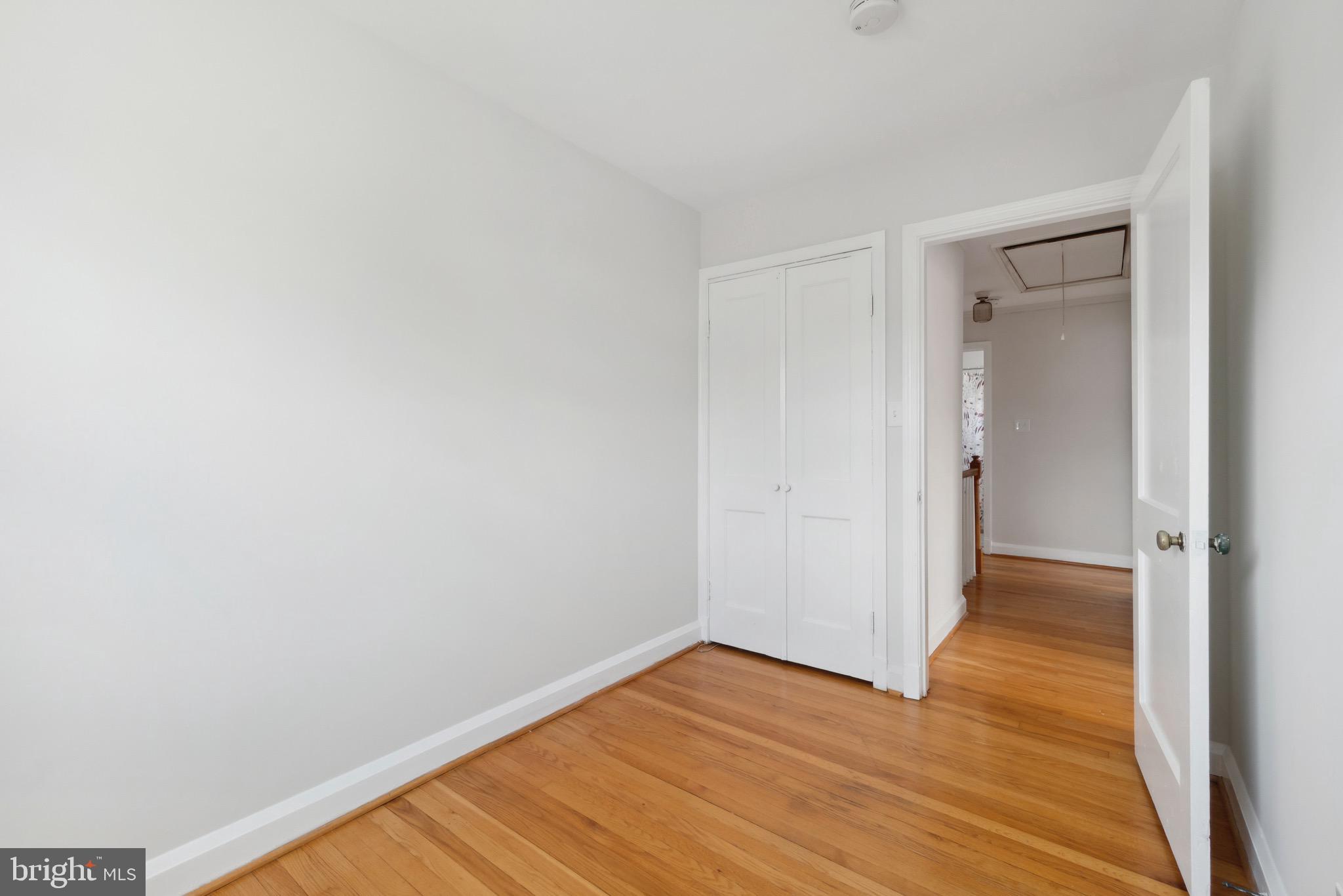 1010 Elm Road Halethorpe, MD 21227 - Photo 19 of 32 Bedroom Three w/ Fresh Paint and Wood Floors