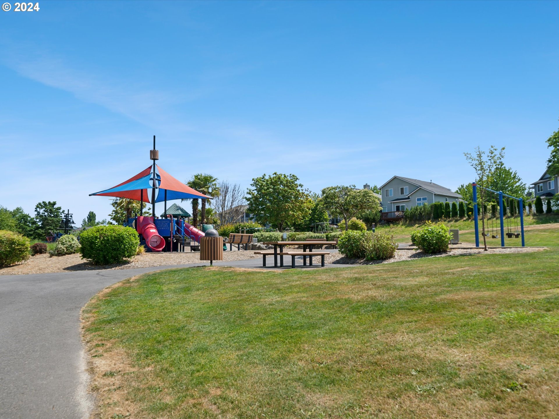 16368 Northwest Graf Street Portland, OR 97229 - Photo 44 of 46 a childrens park with lots of swings and slides