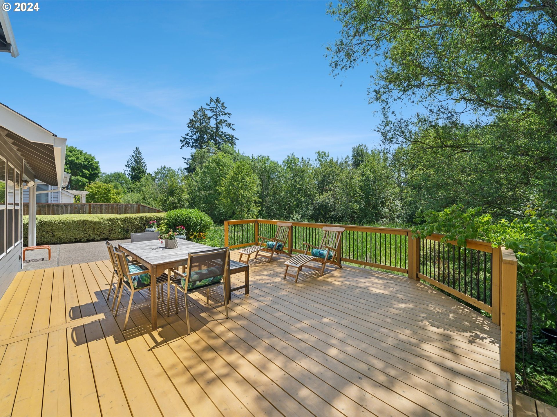16368 Northwest Graf Street Portland, OR 97229 - Photo 8 of 46 a view of furniture on wooden deck and outdoor seating
